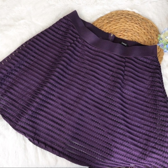 torrid Dresses & Skirts - Torrid Purple Mesh Mini Skirt Size 1X